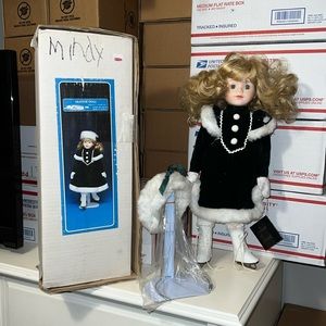 Vintage House of Lloyd Skater Doll (Porcelain) - 1990